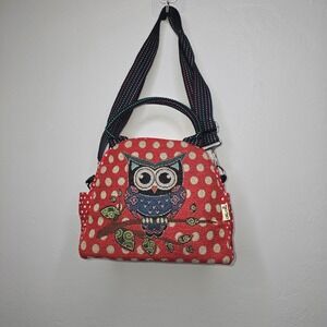 MAI MAI Owl Polka Dot Handbag -1531